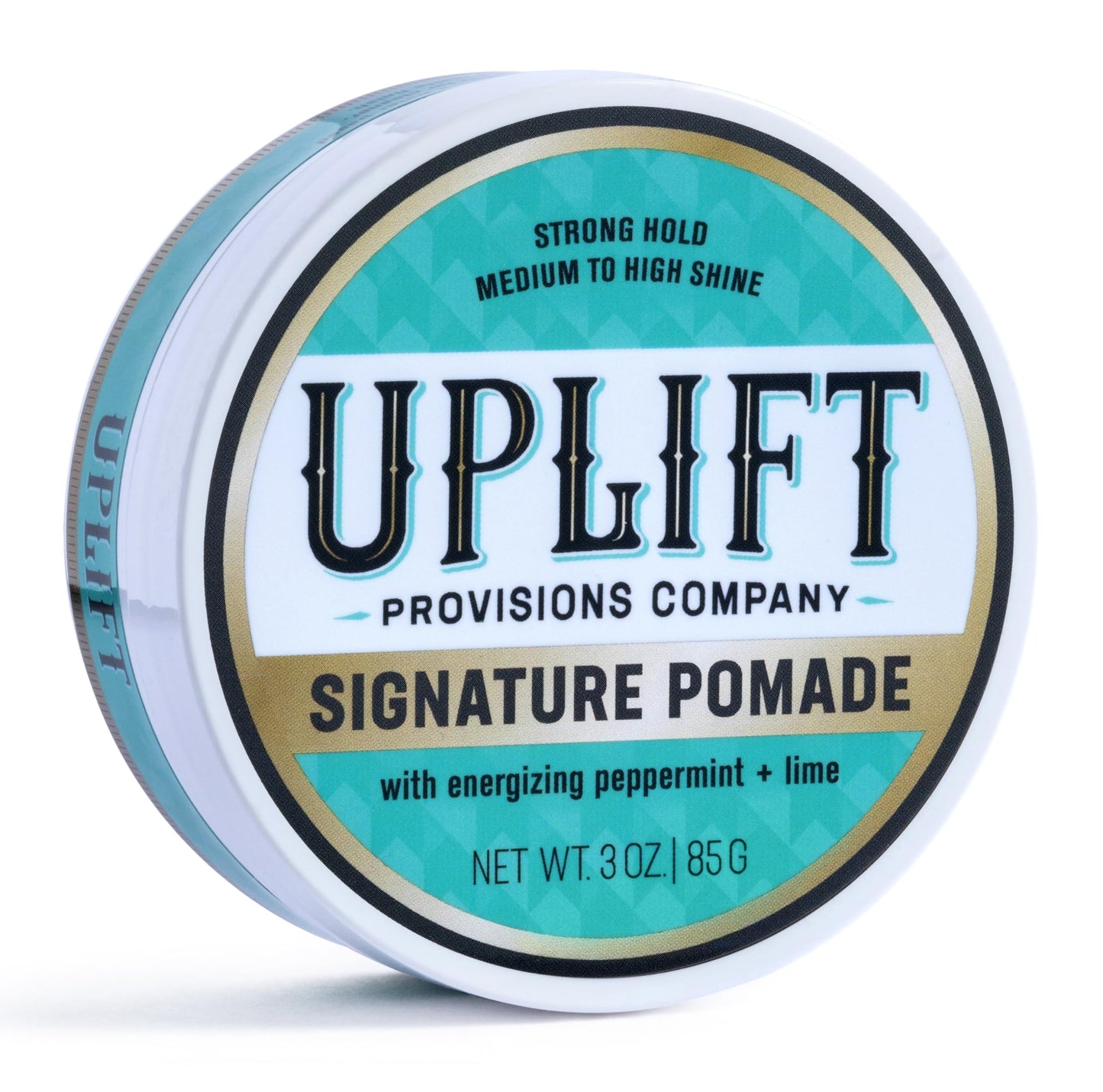Uplift Provisions Company Signature Pomade for Bold Hair Styles That Last - Strong Hold, High Shine, Effortless Wash-Out, Unisex Appeal, 3 oz.