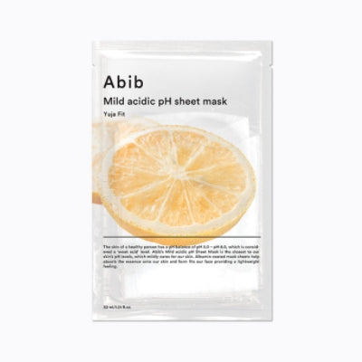 Mild Acidic pH Sheet Mask_Yuja Fit