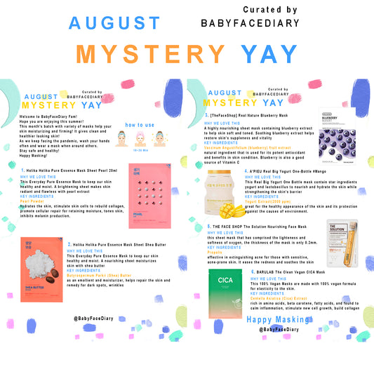2020 August Mystery Yay