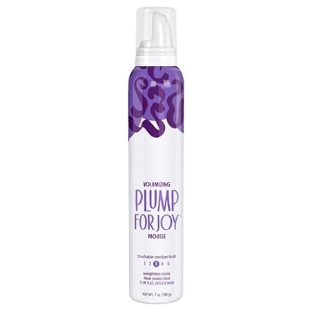 Plump for Joy Volumizing Mousse Medium hold, 7 oz (1 Pack)