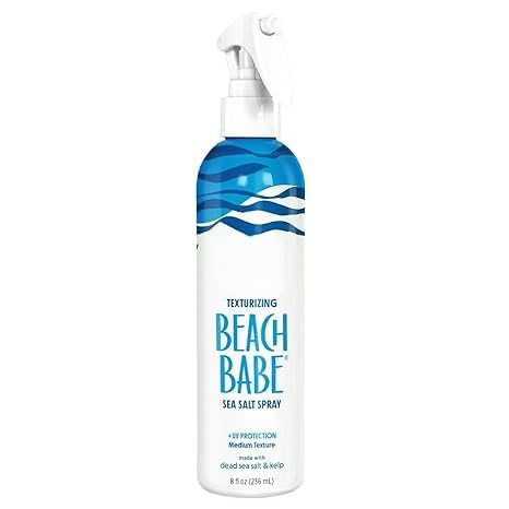 Beach Babe Texturizing Sea Salt Spray with UV Protection, 8 FL Oz (Pack of 1)