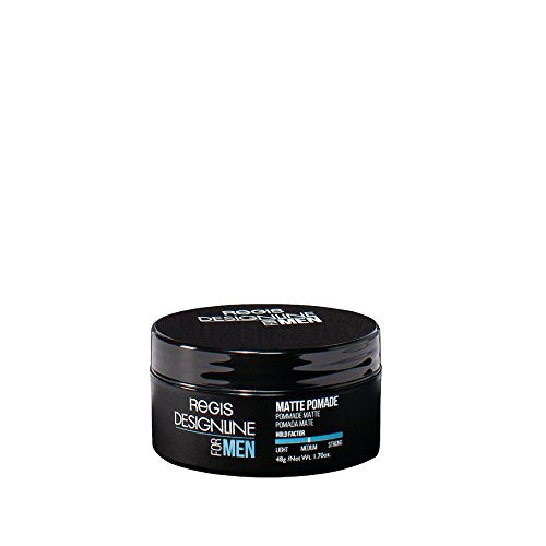 DESIGNLINE Matte Pomade, 1.7 oz - Regis Men's Medium Hold Styling Aid Adds Definition, Texture, and Protects Hair