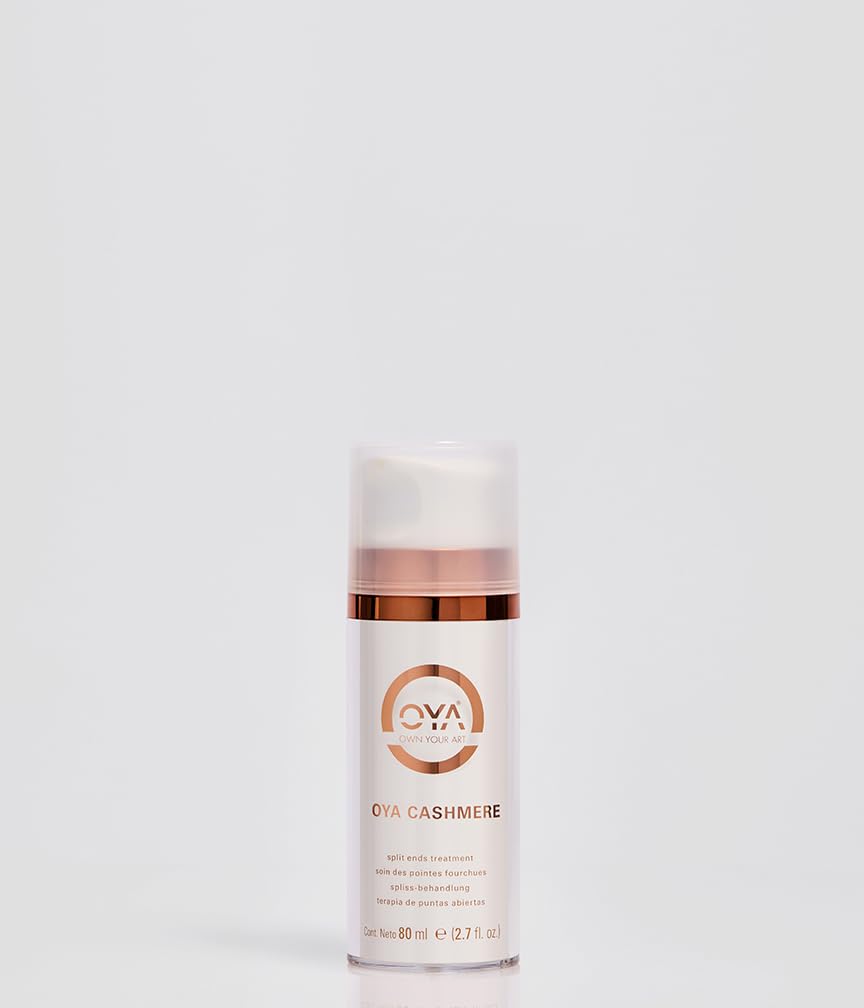 OYA CASHMERE Split End Repair Cream - 80 ml - Highly Concentrated Treatment for Dry, Damaged, Color Treated, Curly and Normal Hair - Repairs Bonds and Controls Frizz