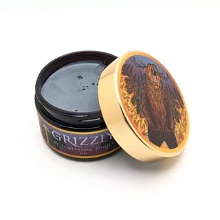 Grizzly Matte Paste High Volume Texturizing Hair Paste for Men Matte Finish with Arrowroot, Silica & Charcoal Nourishing Hold with Shea Butter Trailhead Scent 4 oz