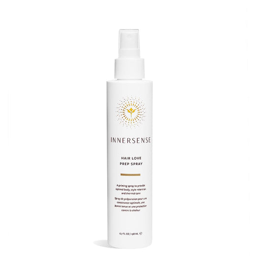 INNERSENSE Organic Beauty - Natural Hair Love Prep Spray For Body, Style Retention + Thermal Care | Non-Toxic, Cruelty-Free, Clean Haircare (Full Size, 6 fl oz | 198 ml)