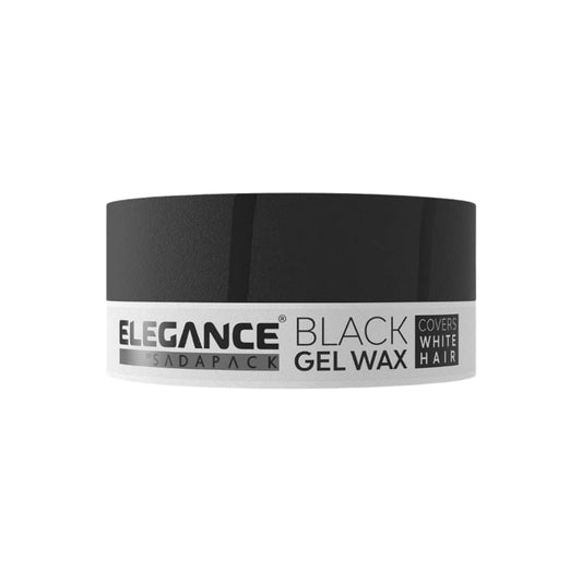 E Elegance Hair Products - Black Color Hair Styling Gel Wax 4.93 Oz - Medium Control, Shinny Finish, Effortless Elegance