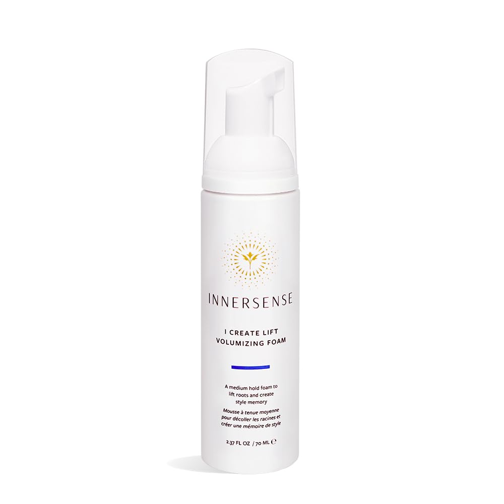 INNERSENSE Organic Beauty - Natural I Create Lift Volumizing Foam | Non-Toxic, Cruelty-Free, Clean Haircare (2.37 fl oz | 70 ml)