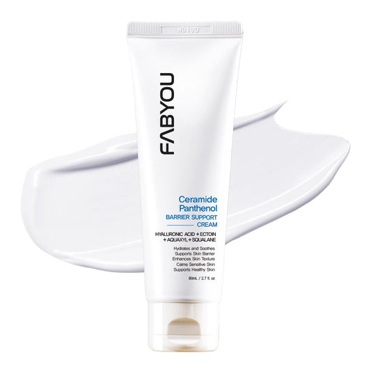 Ceramide Panthenol Skin Barrier Support Moisturizer 2.71 fl oz - Long-lasting Hydration & Soothing for Dry & Sensitive Skin, Strengthens Barrier with 8 Types of Hyaluronic Acid, Korean Skincare