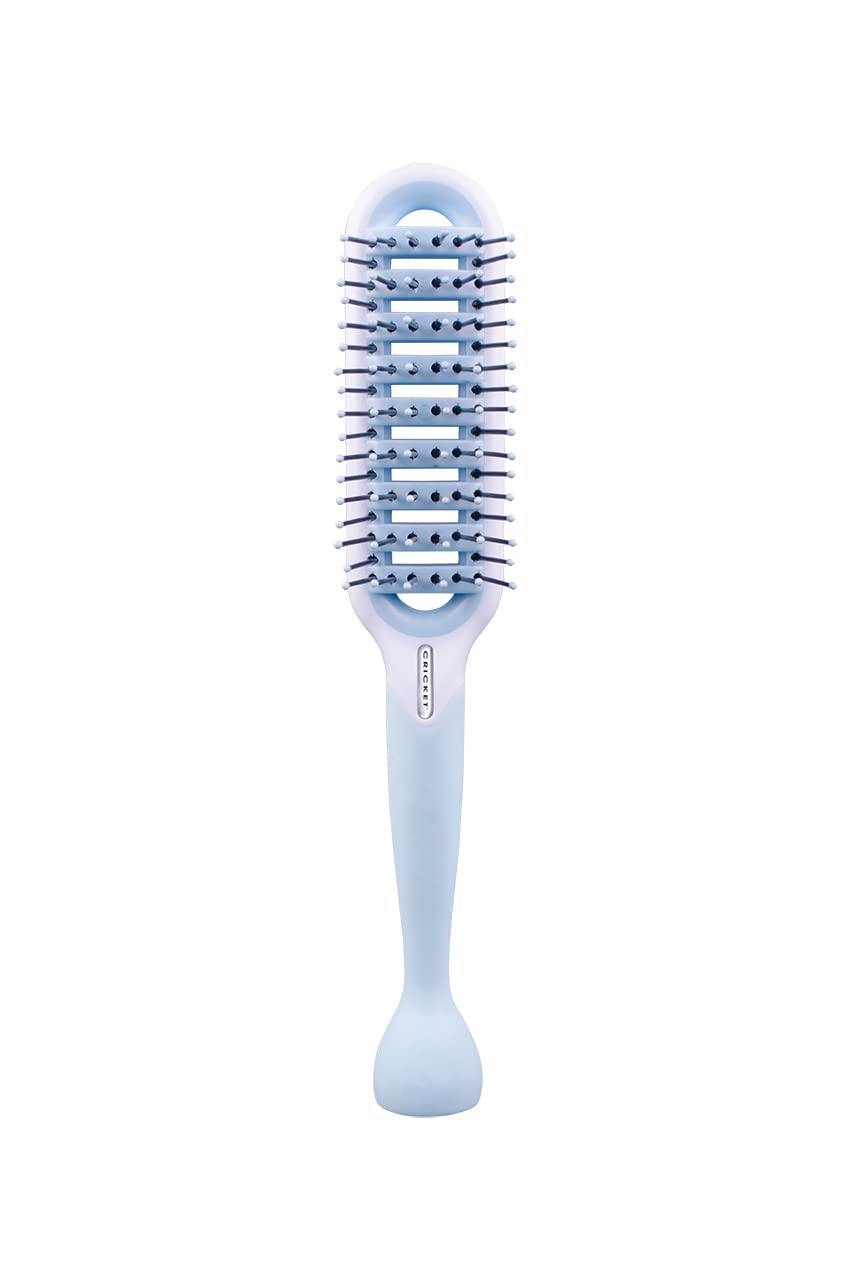 Cricket Friction Free Vent Brush - Quick-Drying Vent Hairbrush, Non-Slip Grip, Professional Blow-Drying Styling Brushes for All Hair Types - Long, Short, Thick, Thin, Straight, Curly Hair