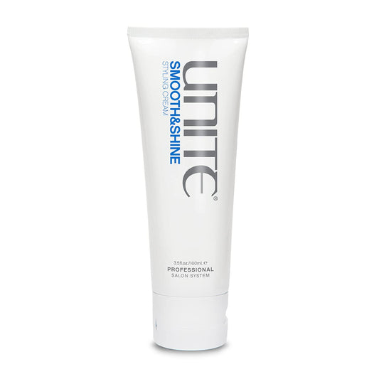 UNITE Hair SMOOTH&SHINE Styling Cream Controls Frizz, Softens, Shines, Apply Wet Or Dry, 3.5oz