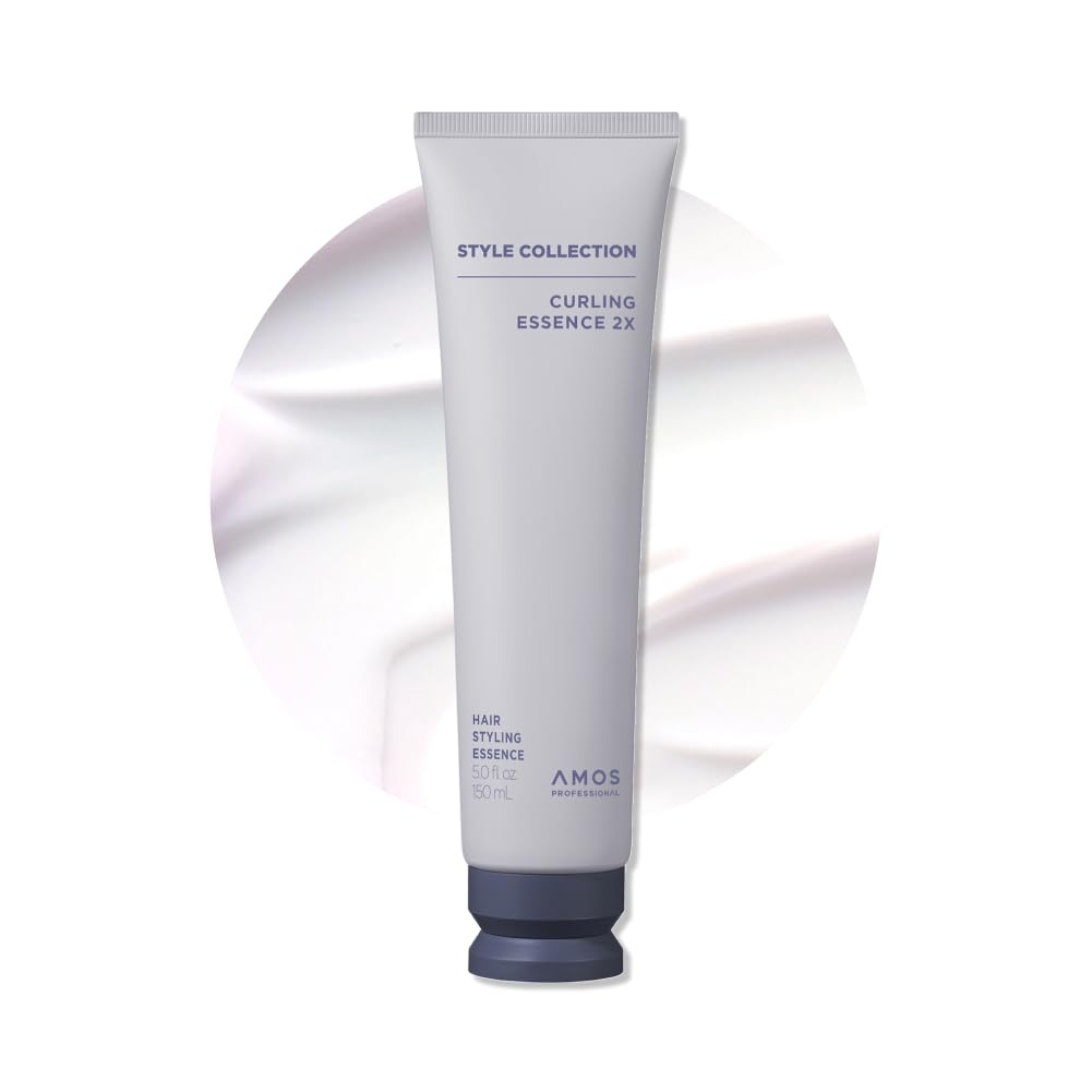 AMOS PROFESSIONAL Curl Defining Cream 2X | For Wavy and Curly hair | Anti-Frizz Hair Styling Gel, 2 in 1 Hydrate and Smooths, Korean Hair Essence, 5.1 fl. Oz