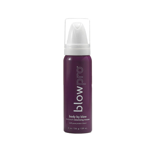 blowpro Body By Blow No Crunch Volumizing Mousse Hair Thickening Texturizing Spray Foam for Thicker, Fuller, Textured & Weightless Hair - No Oily or Greasy Residue (2 Ounce)
