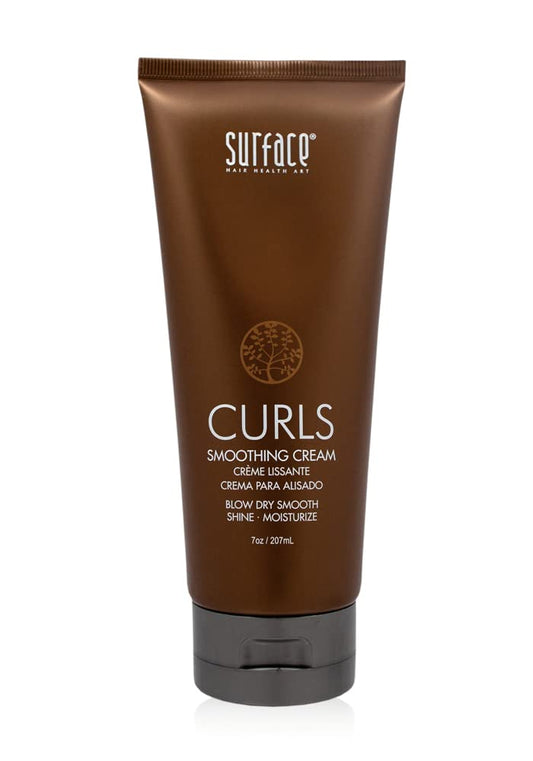 Surface Hair - Curls Smoothing Cream Defines, Adds Shine, and Provides Frizz Free Style Longevity - 7 fl oz