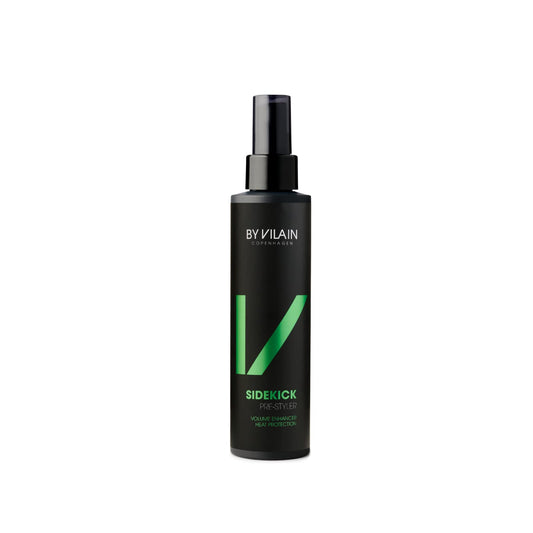 By Vilain Sidekick Pre Styling Hair Spray - Professional Hair Grooming Volume Enhancing Primer Heat Protectant, Lifts & Texturizes for Instantly Thicker, Fuller Looking Hair Thickening Volumizer 155ml