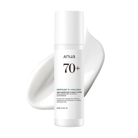 ANUA Heartleaf Daily Lotion, Face Moisturizer with Hyaluronic Acid for Sensitive Skin, Lightweight, Korean Skin Care (200ml, 6.76 fl.oz.)