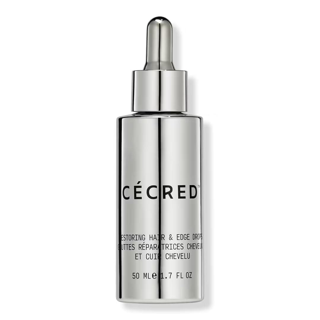 Cecred - Restoring Hair & Edge Drops - Daily Peptide Serum for Fuller-Looking Hair, Supports Hairline & Scalp Health, Strengthens Roots, Size:(1.7 fl oz)