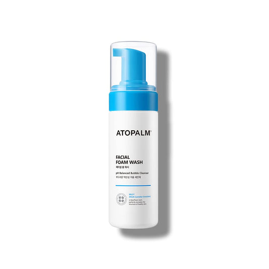 ATOPALM Facial Foam Wash | Gentle Baby Wash | DERMAtologist-Tested | Hypoallergenic Kids Cleanser | Baby Bath Soap for Sensitive Skin | Paraben-Free | pH Balanced | EWG Green | 5.07 fl oz (150ml)