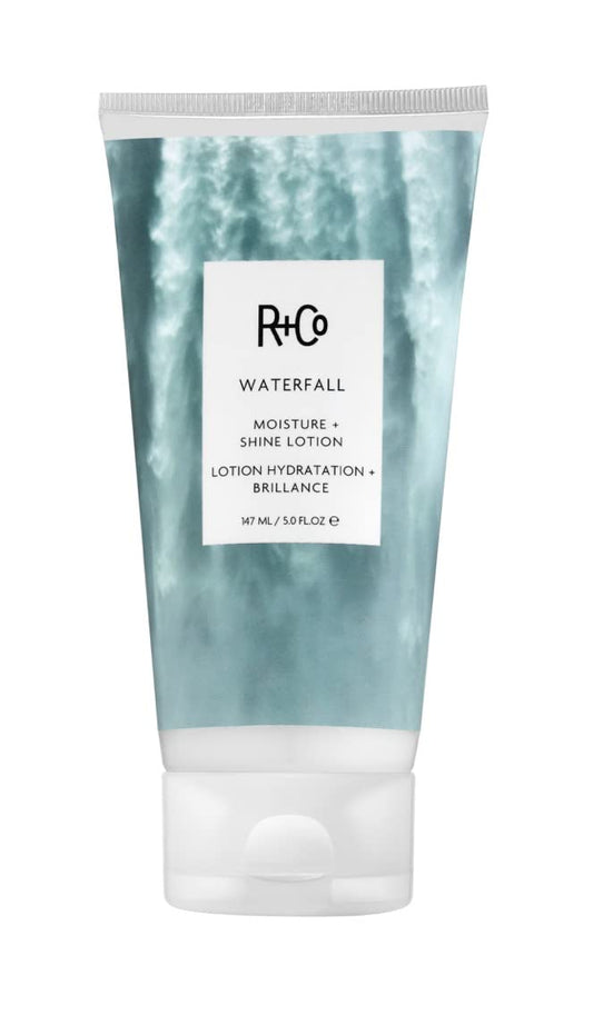 R+Co Waterfall Hair Lotion | Hair Moisturizer for Fine to Medium & Extra-Long Hair | Softens, Adds Shine & Hydrates