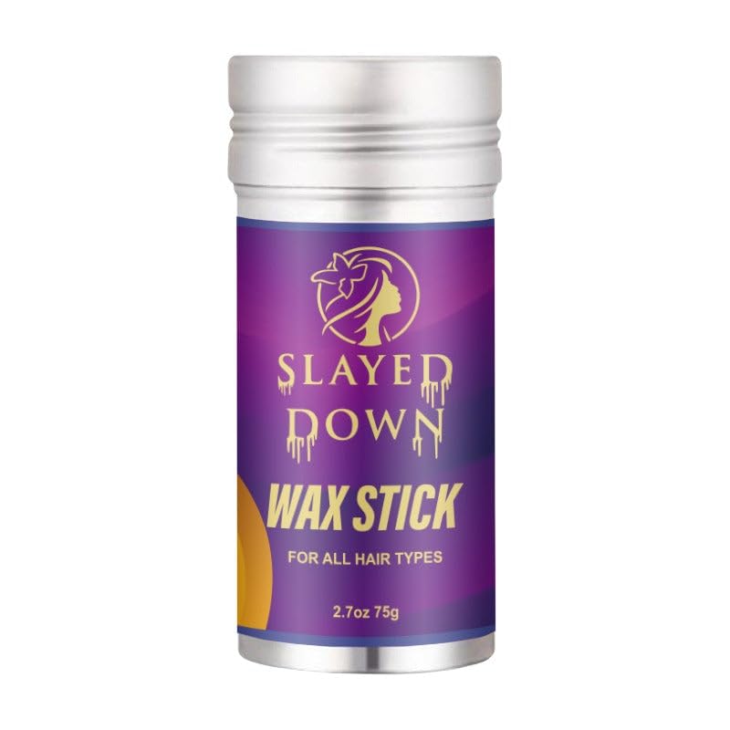 Slayed Dow Hair Wax Slick Stick Styling Stick for Flyaways, Edge Control, Frizz Taming, and Baby Hair Slick Back for Kids, Women, Men, and Wigs - Nourishing Accessories - Bun Maker & Styling Cream