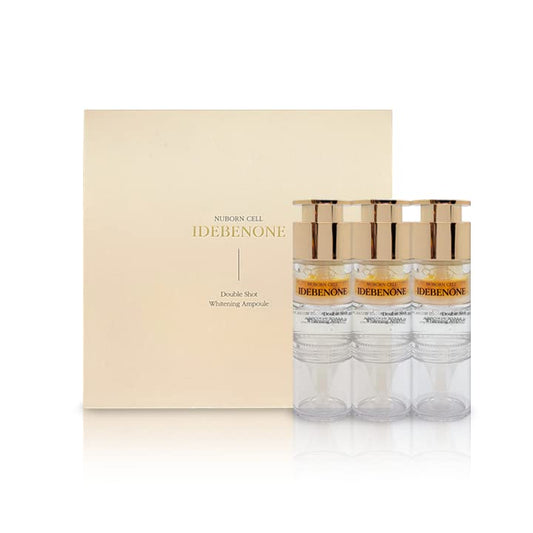 Nuborn Cell Idebenone Ampoule | Advanced Moisturizing Idebenone Serum with Hydrolyzed Collagen | Made in Korea, 3ea x 11ml