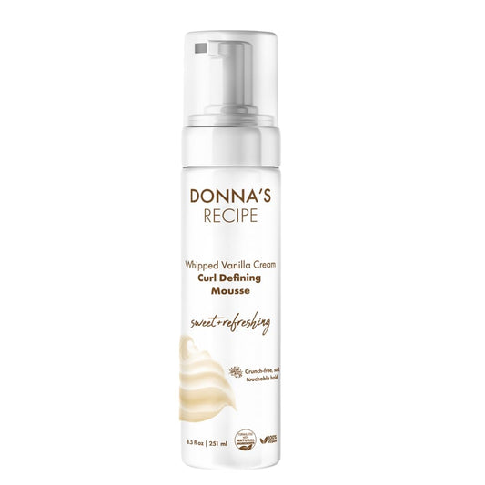Donna's Recipe by Tabitha Brown Curl Defining Mousse Whipped Vanilla Cream