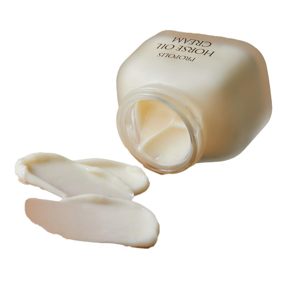 CHARMZONE Propolis Horse Oil Cream 50ml / 1.69 fl oz Intense Moisture & Firming for Dry, Sensitive Skin Korean Face Cream with Royal Jelly