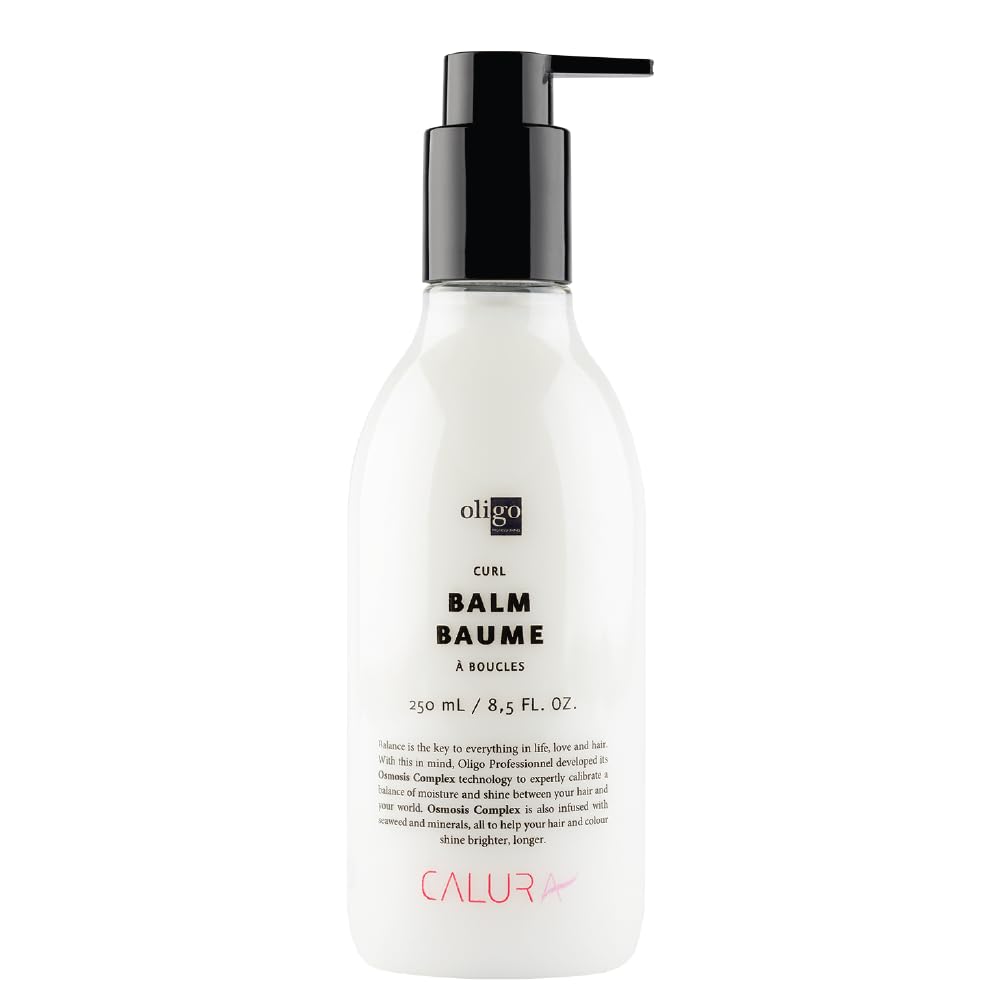 Oligo Professionnel - Calura Curl Balm - Defining Cream for wavy and curly hair - Curl enhancer - Sulfate & Paraben free - Control frizz with conditioning ingredients - 8.5oz