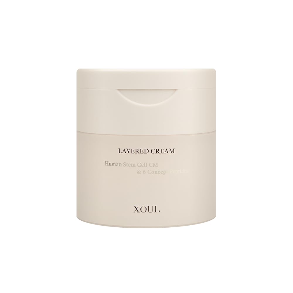 XOUL Layered Cream - Multi-Layer Hydration and Nourishment, Advanced Korean Skincare for Deep Moisture, Smooth Skin, and Radiance Boosting