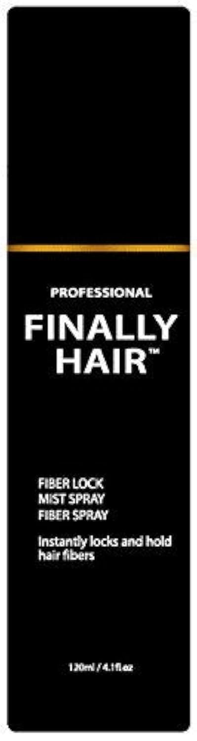Finally Hair Fiber Lock Strong Holding Spray. Compatible/Replacement For Toppik, Xfusion, Febron, Bosley, Nanogen