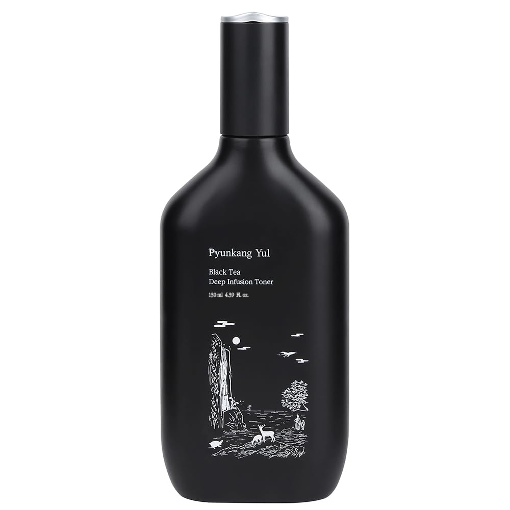 [PKY] Pyunkang Yul Black Tea Deep Infusion Toner for Anti-Aging, Rich Moisture Toner for Fine Line Care & Firmer Facial Skin, Zero-Irritation, Korean Skincare (4.39 Fl. Oz, 130ml)
