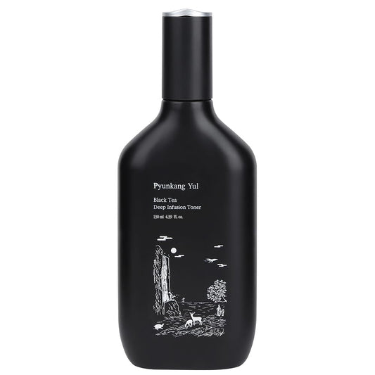 [PKY] Pyunkang Yul Black Tea Deep Infusion Toner for Anti-Aging, Rich Moisture Toner for Fine Line Care & Firmer Facial Skin, Zero-Irritation, Korean Skincare (4.39 Fl. Oz, 130ml)