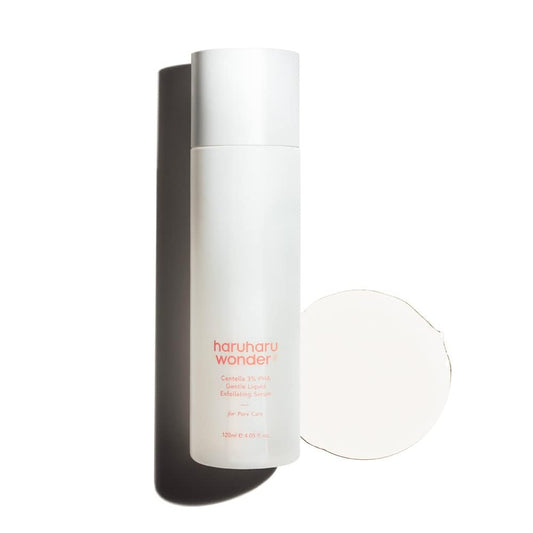 haruharu wonder Centella 3% PHA Gentle Liquid Exfoliating Serum 4.06 fl oz, Gentle Exfoliator, Formula for Sensitive Skin, Glow Facial Serum, Vegan, Cruelty Free, Korean Skincare