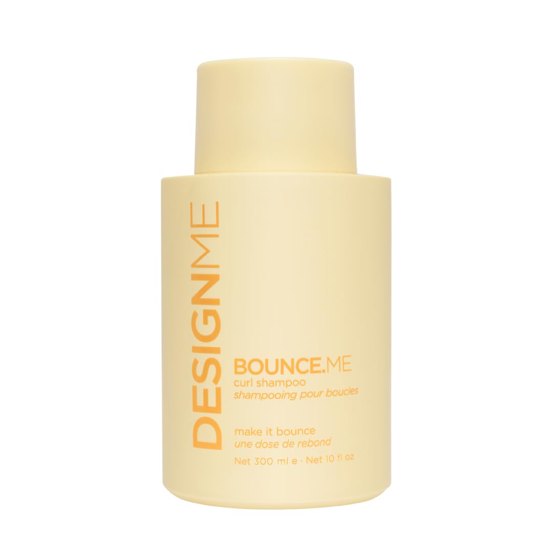 Design.Me BOUNCE.ME Shampoo | Curl-Defining, Anti-Frizz Formula for All Curl Types| Nourishing with Kukui Nut Seed and Buriti Oil | Boost Shine, Moisturizes Hair