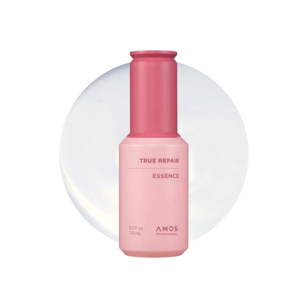 AMOS PROFESSIONAL True Repair Hair Oil l Heat Protectant, Visibly Smooths & Softens Hair, Anti-Frizz & Smoothing, For Dry & Frizzy Hair, 3.3 fl.oz