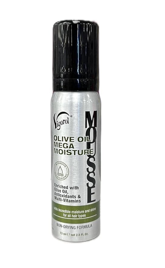 VIGOR0L Olive Oil Moisture Mousse, 2.5 OZ, Travel Size
