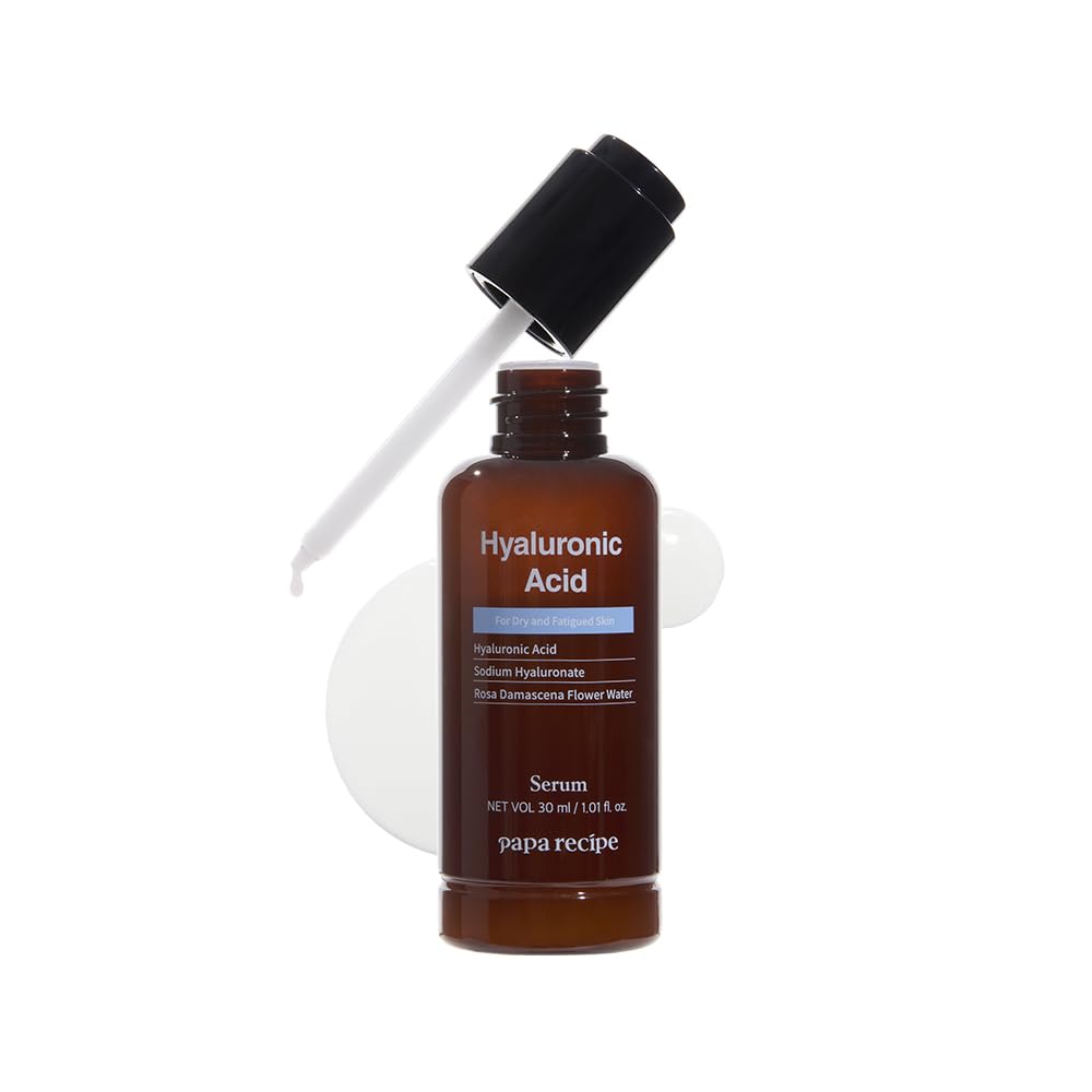 PAPA RECIPE Hyaluronic Acid Serum, Moisturizing & Hydrating Serum for Dry Skin, 30ml/1.01oz, Korean Skincare
