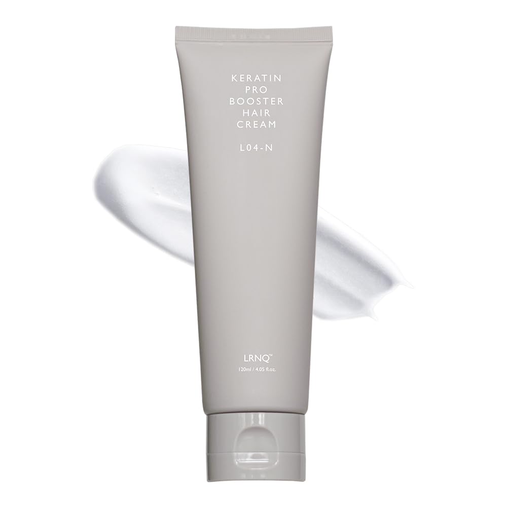 Korean Keratin Leave-in Conditioner Treatment, 4.05 Fl Oz, Keratin Pro Booster with 10,000ppm Protein, for Frizzy Dry Damaged Hair