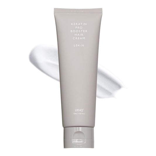 Korean Keratin Leave-in Conditioner Treatment, 4.05 Fl Oz, Keratin Pro Booster with 10,000ppm Protein, for Frizzy Dry Damaged Hair