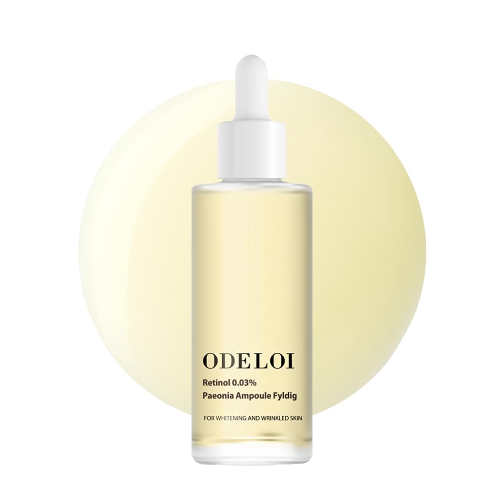 Retinol Paeonia Ampoule Fyldig, Intensive Care with Retinoid Treatment to Firm Skin, Signs of Aging, Gentle Daily Korean Skincare 1.69 fl.oz.(50ml)