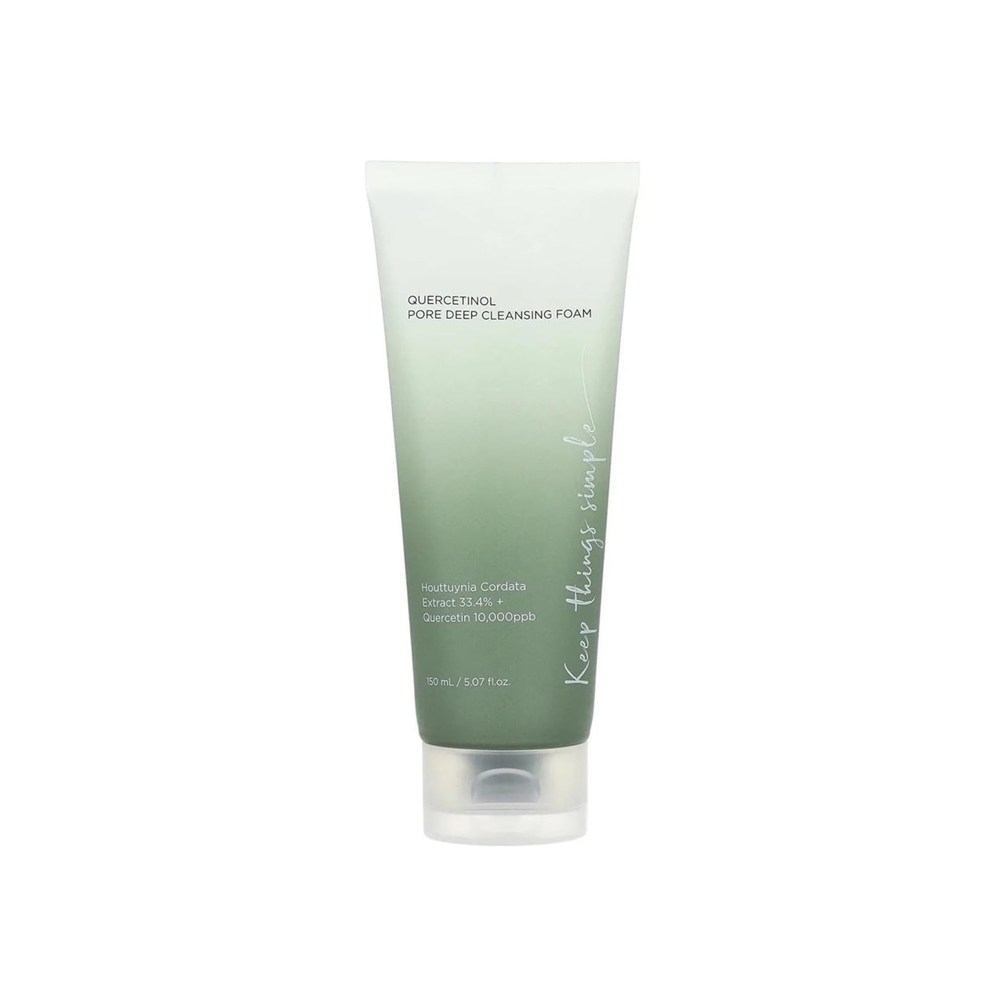 150ml/5.07 Fl.oz. Quercetinol Pore Deep Cleansing Foam, Facial Cleanser, Blackhead Remover, Korean Skincare