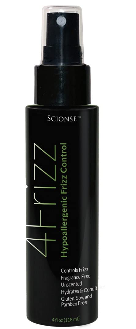 4Frizz Hypoallergenic Frizz Control Mist, Fragrance Free, unscented