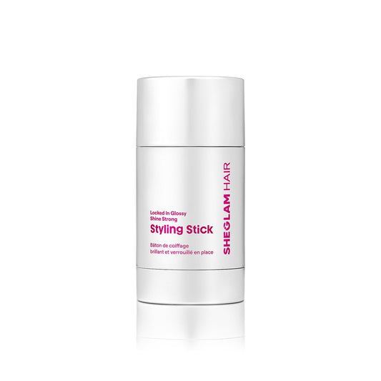 SHEGLAM HAIR Locked in Glossy Shine Strong Styling Stick - Hair Smooth Wax Stick, Flyaway Hair Control, Elegant Sticks, Long-Lasting Hold, Sleek Look In 1-Swipe