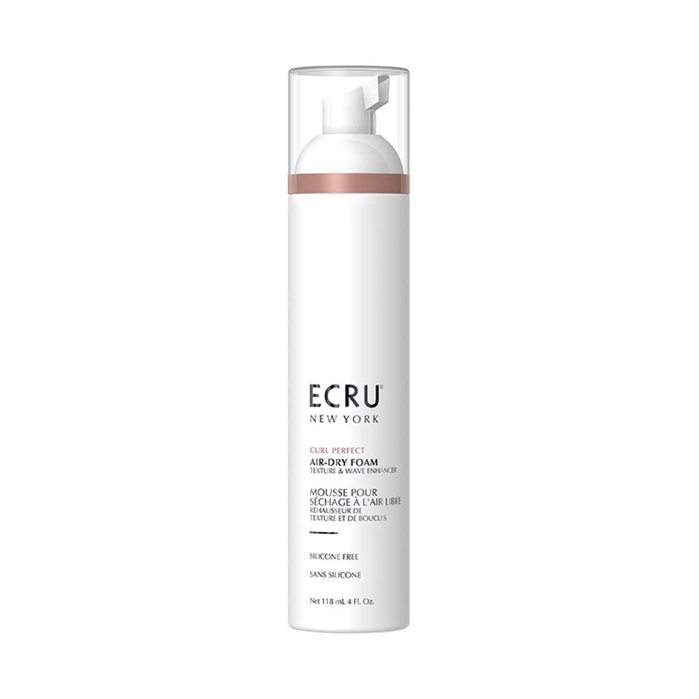 ECRU New York Curl Perfect Air-Dry Foam, Air Dry Foam Curl Cream, Anti Frizz Hair Products, 4oz