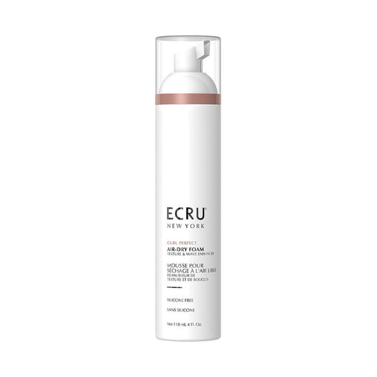 ECRU New York Curl Perfect Air-Dry Foam, Air Dry Foam Curl Cream, Anti Frizz Hair Products, 4oz
