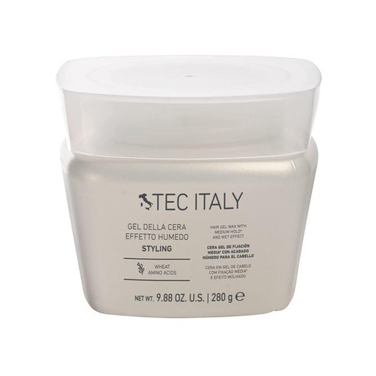 Tec Italy Styling Gel Efecto Humedo 280g, 9.88 Ounce (Pack of 1), Yellow