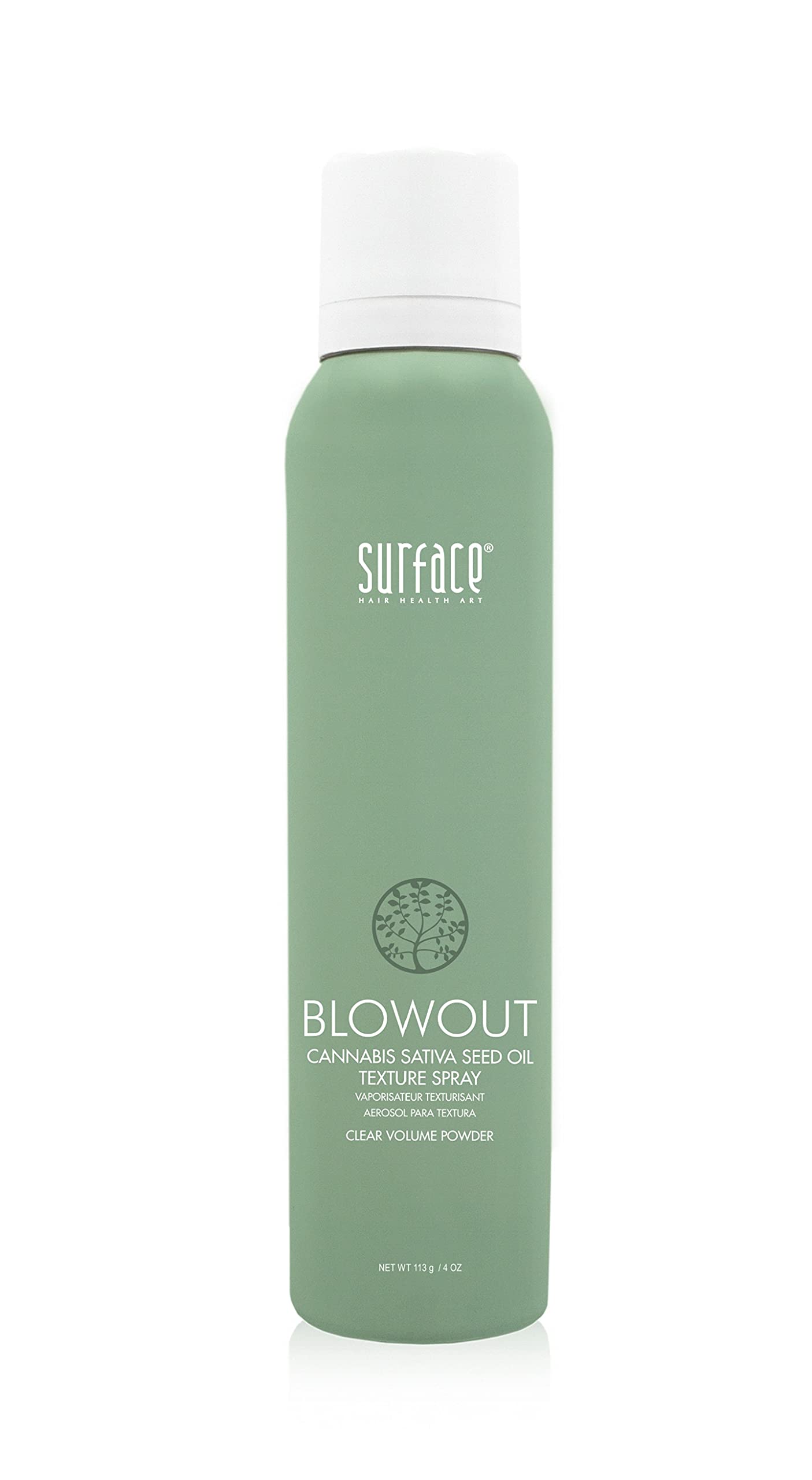 SURFACE Hair - Blowout Hair Texture Spray for Women and Men, 4 oz - Heat Protecting, Volumizing Spray Lychee and Maracuja Oil - Premium Blowout Hair Products for Styling