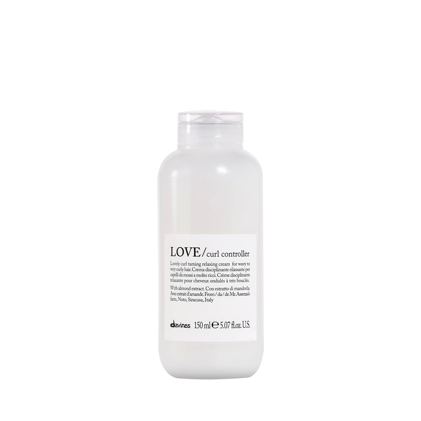 DAVINES LOVE Curl Controller, Taming And Relaxing Cream For Very Curly And Wavy Hair, Anti-Frizz Curl Defining Formula, 5.07 Fl Oz