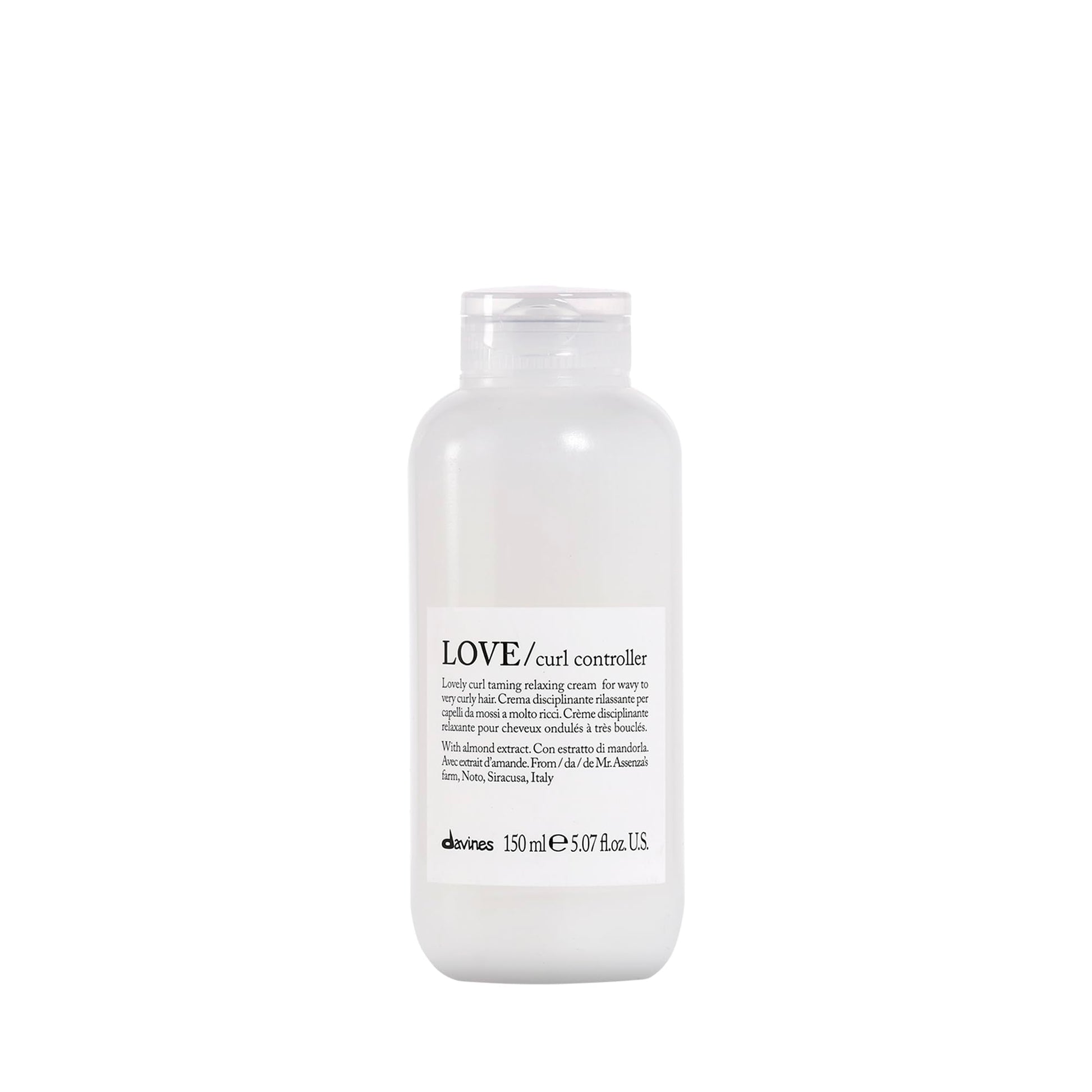 DAVINES LOVE Curl Controller, Taming And Relaxing Cream For Very Curly And Wavy Hair, Anti-Frizz Curl Defining Formula, 5.07 Fl Oz