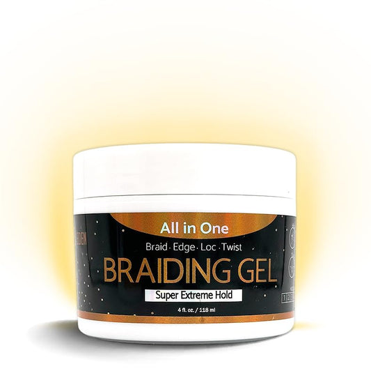 EDEN Braiding Gel (4 Fl Oz) | No Flaking or Whitening