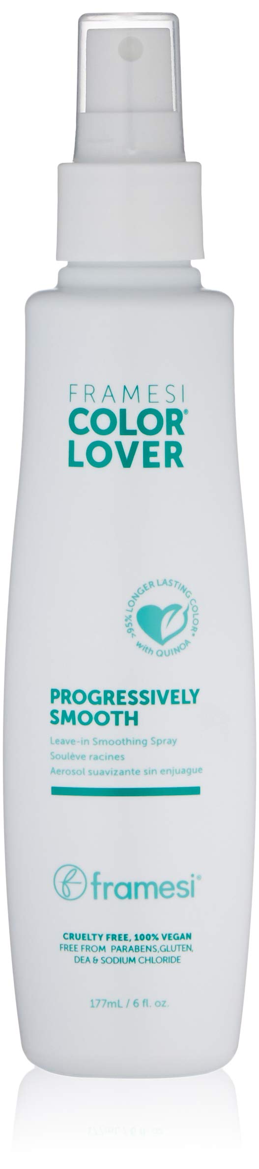 Framesi Color Lover Progressively Smooth Leave In Smoothing Spray, 6 fl oz, Leave In Conditioner, Color Treated Hair